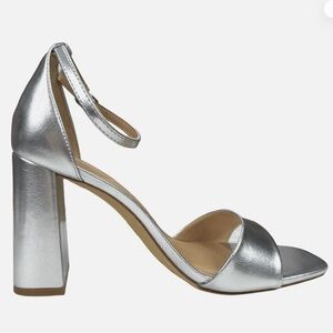 A New Day Shelly Silver Heels with Memory Foam